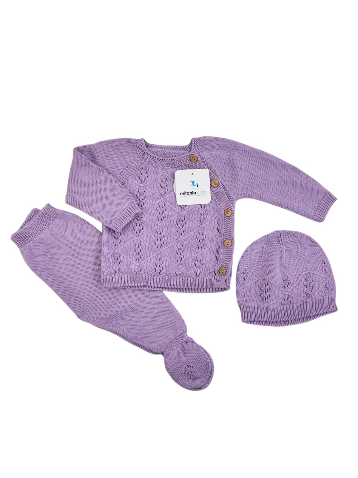 CONJUNTO TRIGO MALVA(1 A 6MESES)