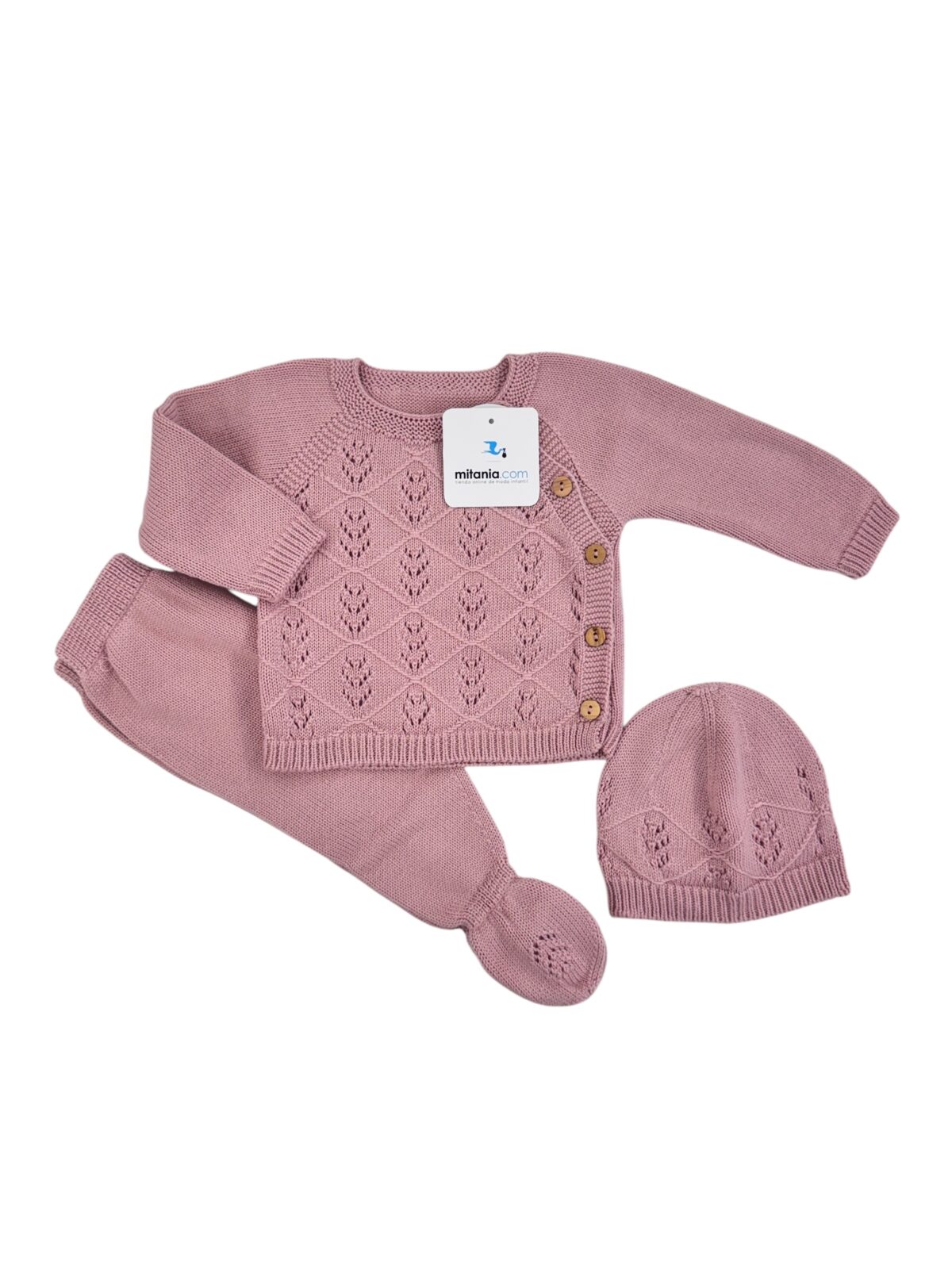 CONJUNTO MAQUILLAJE TRIGO(1 A 6MESES)