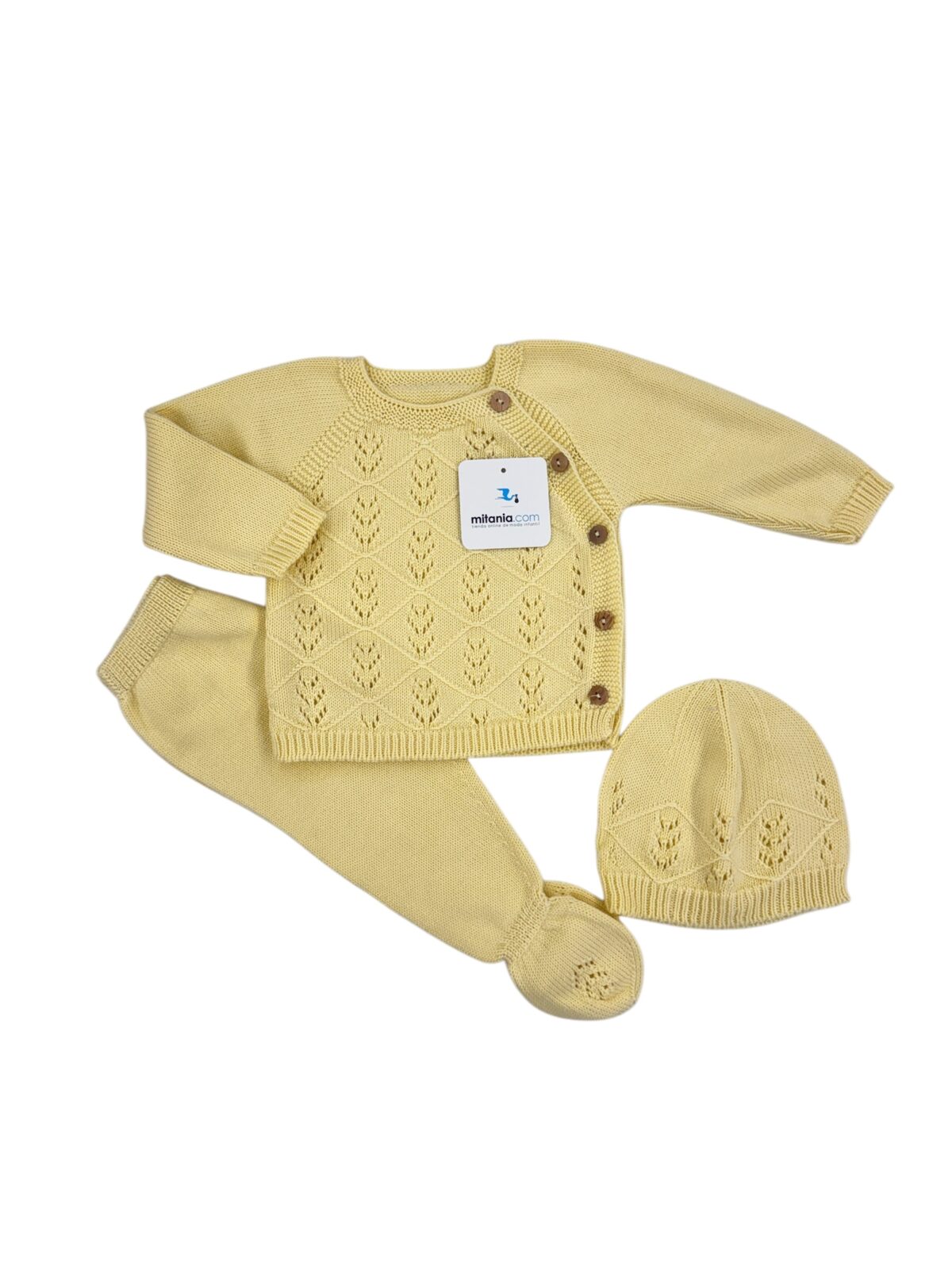 CONJUNTO TRIGO AMARILLO (1 A 6MESES)