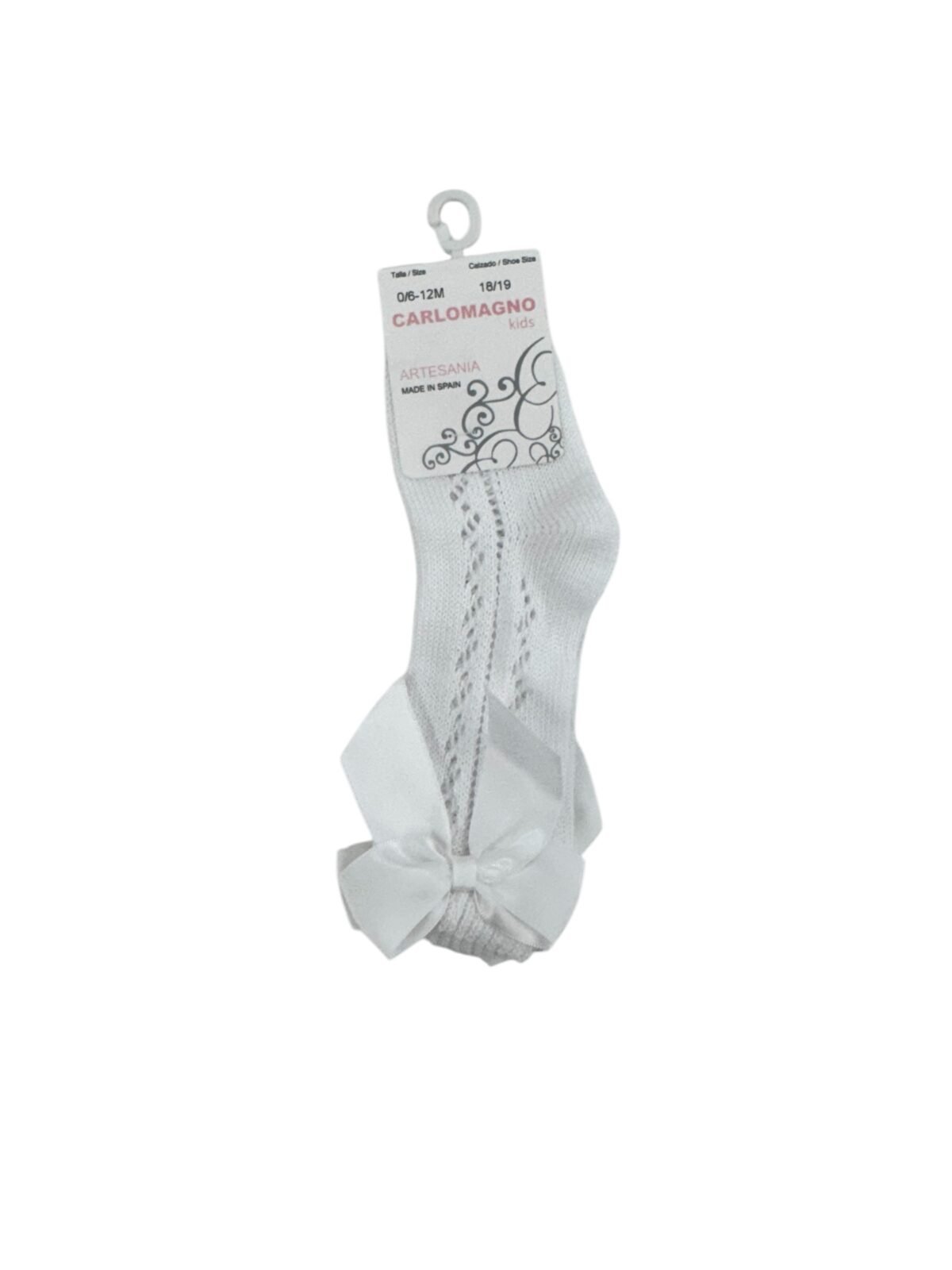 MEDIA CALADA LAZO BLANCO(000 a 3)