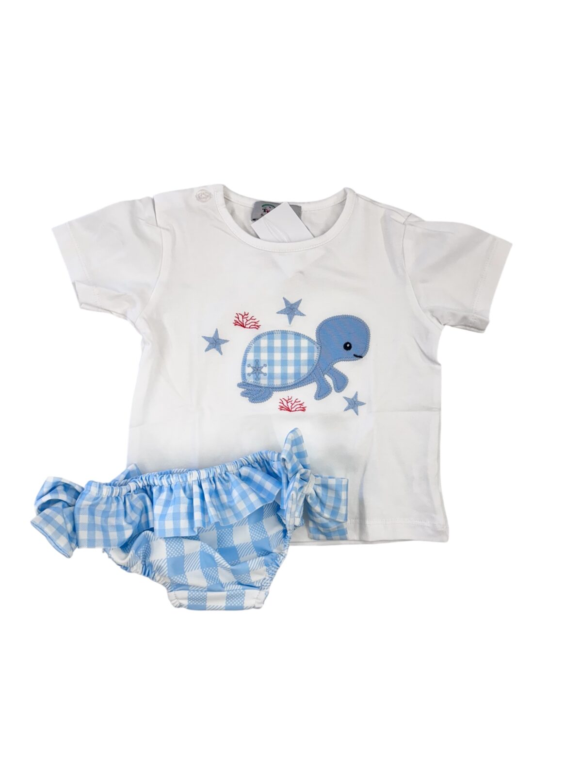 CONJUNTO BAÑO TORTUGA NIÑA(12 meses a 6años) - Imagen 2