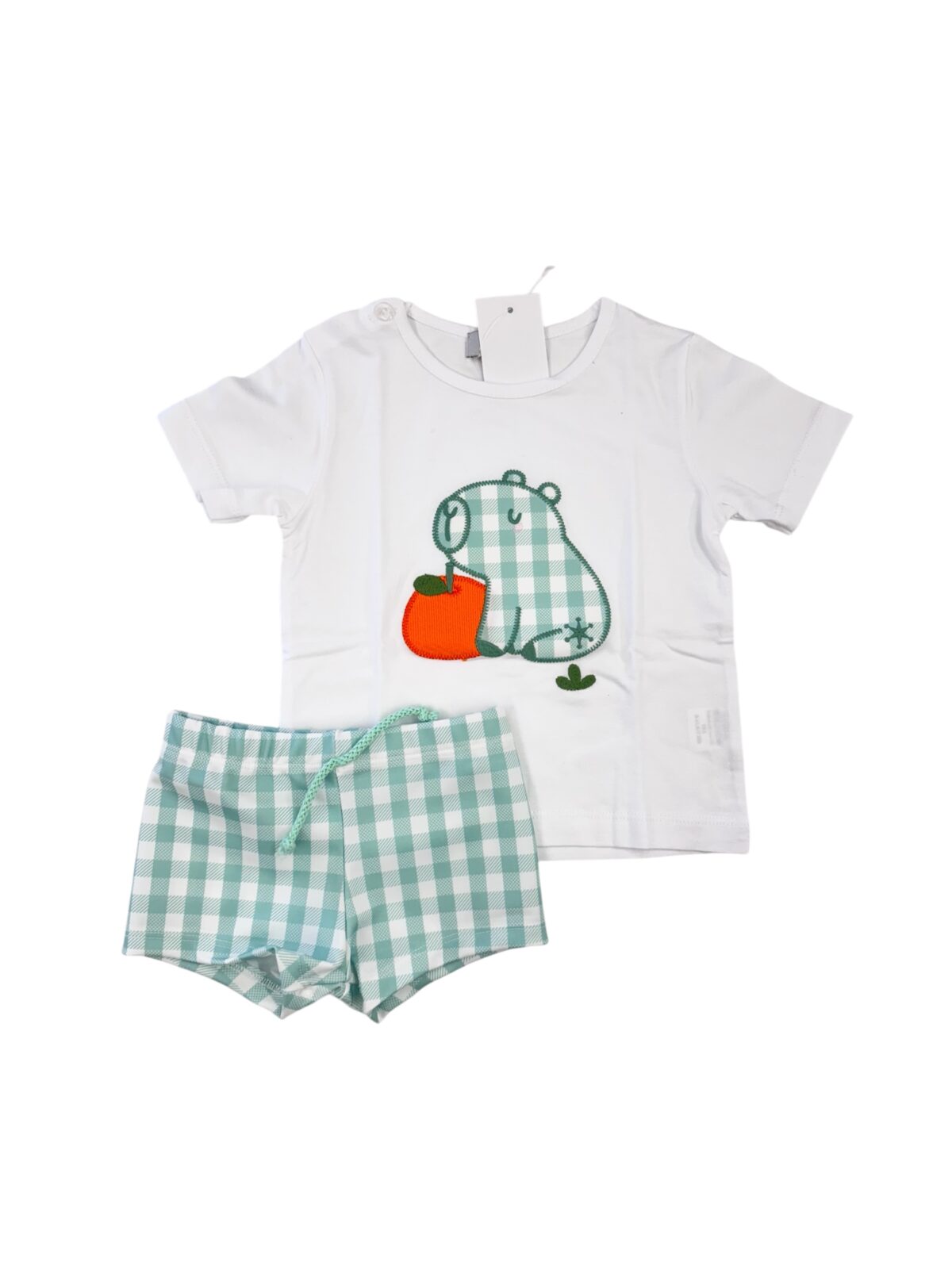 CONJUNTO BAÑO OSO NIÑO(12meses a 6años)