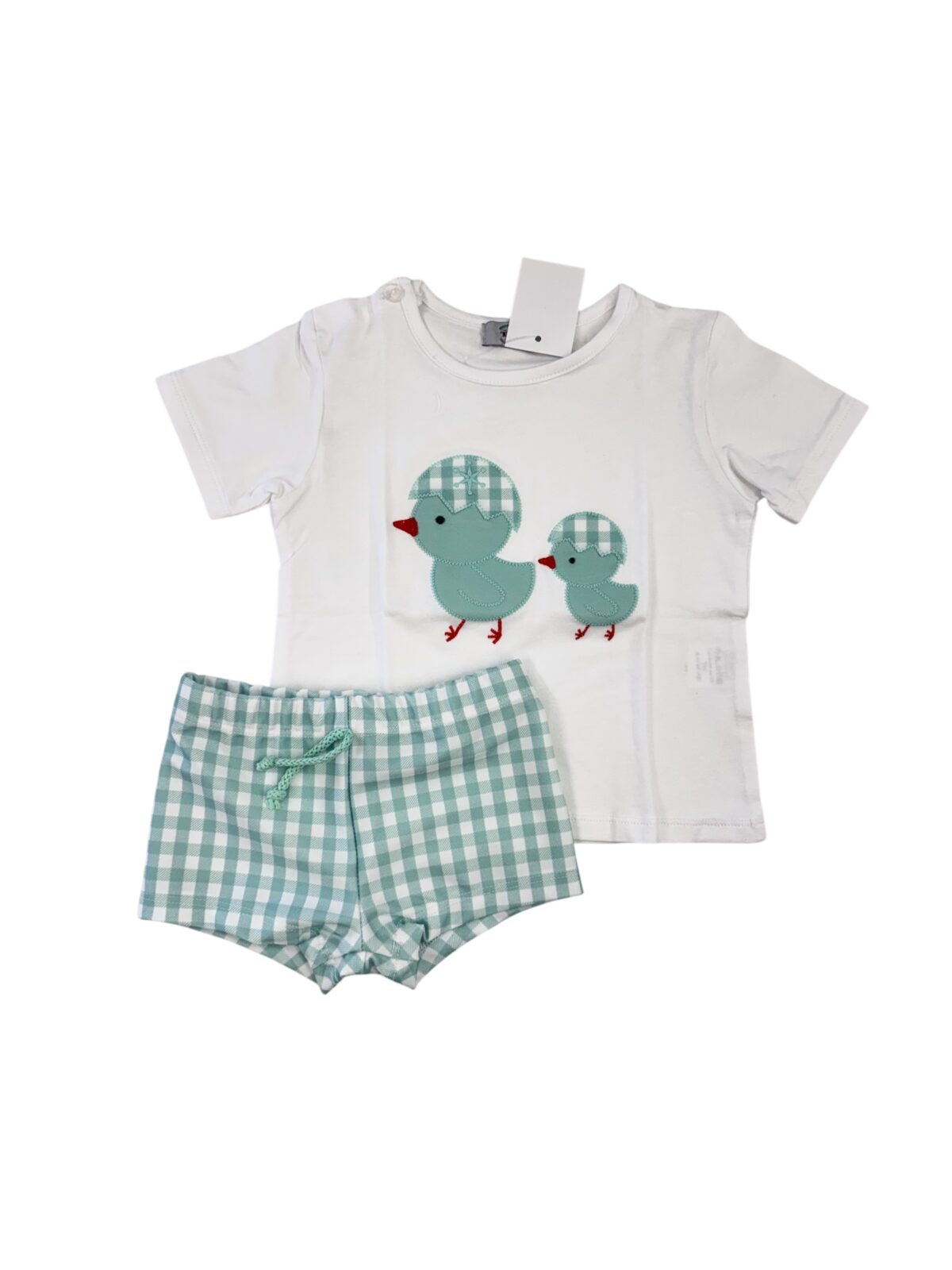 CONJUNTO BAÑO POLLITO NIÑO(12 meses a 6años)