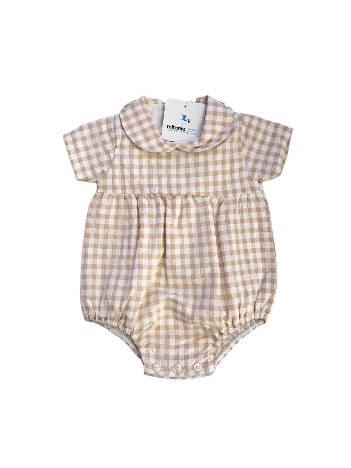PELELE VICHY GRANDE CAMEL(3 A 36MESES)