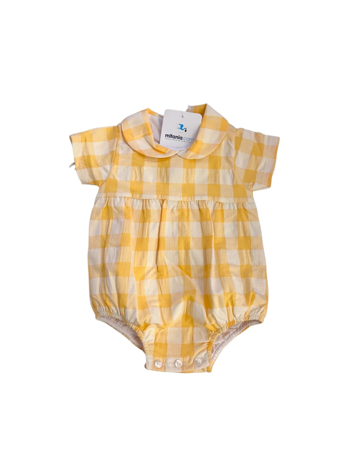 PELELE VICHY AMARILLO(3 A 36MESES)