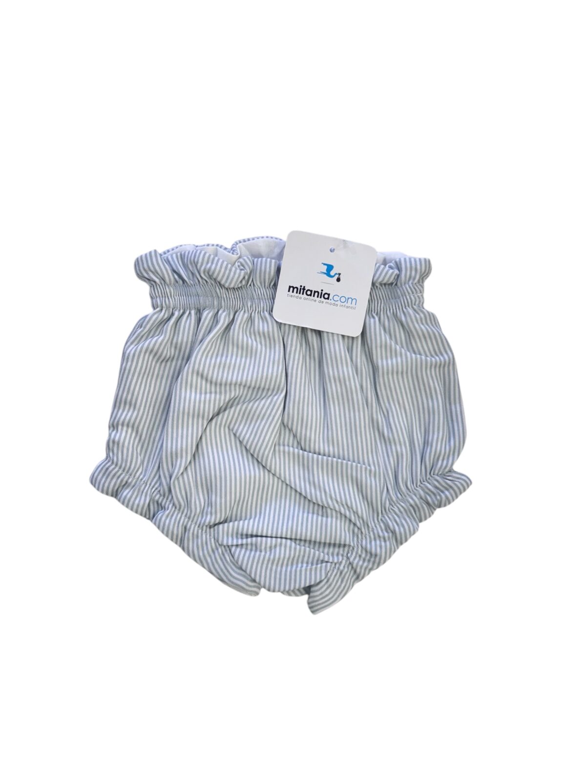 CUBREPAÑALES RAYAS AZUL VERDOSO(3 a 36meses)