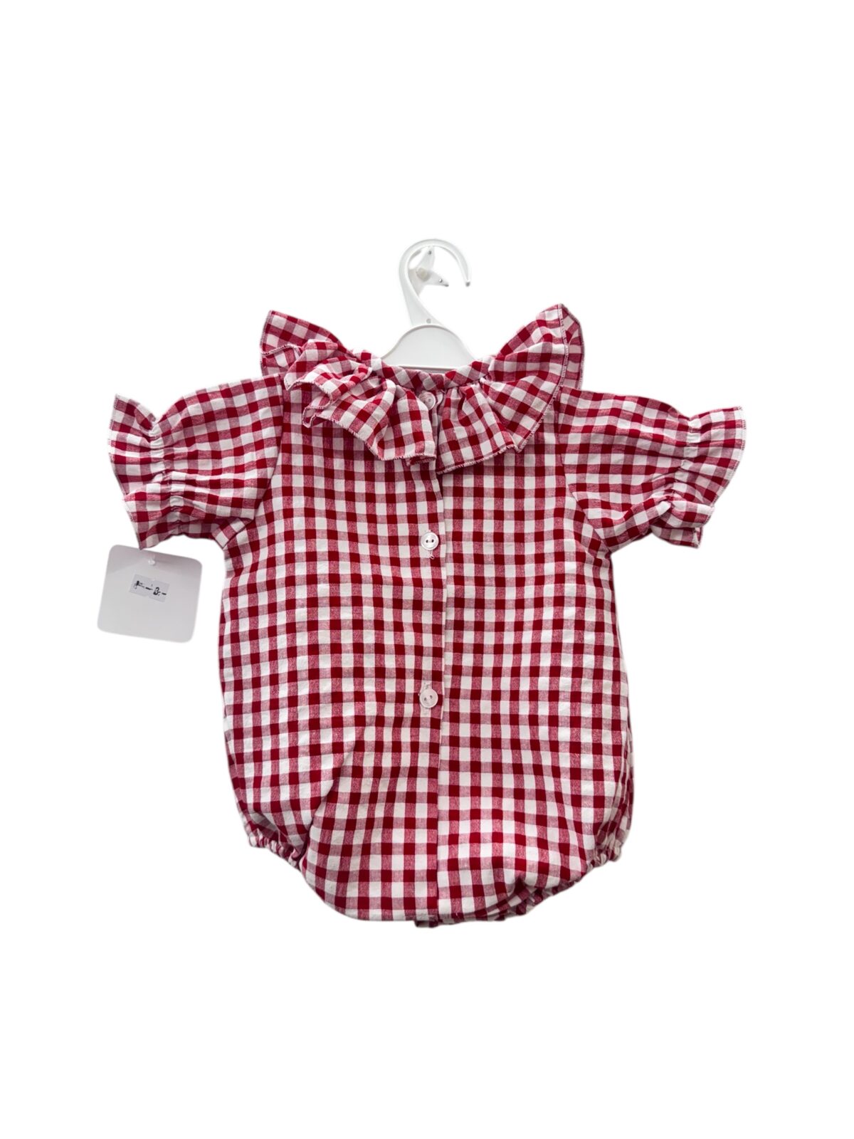 PELELE VICHY ROJO(3 a 48meses) - Imagen 2