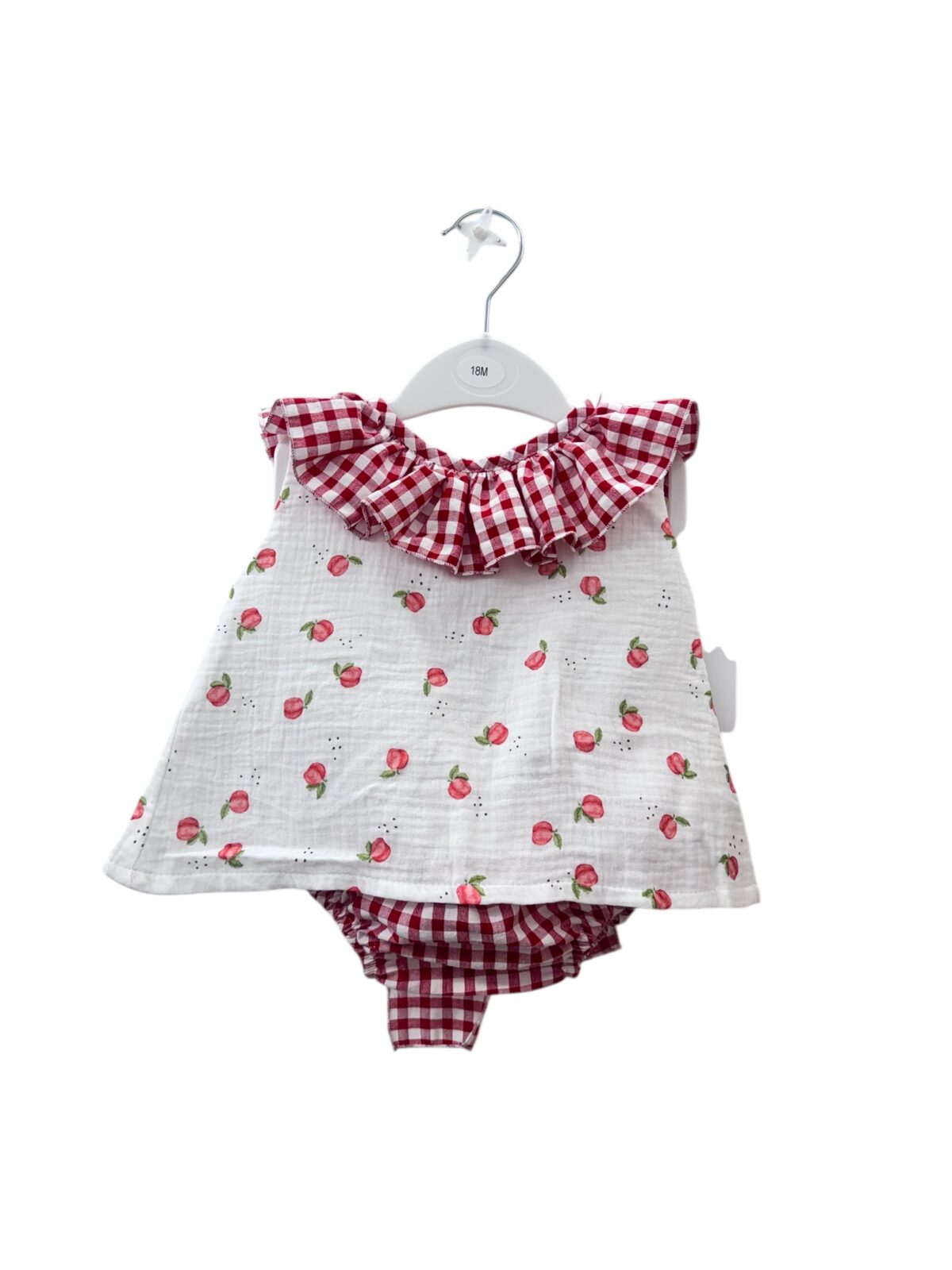 CONJUNTO MELOCOTÓN ROJO( 12meses a 5años )