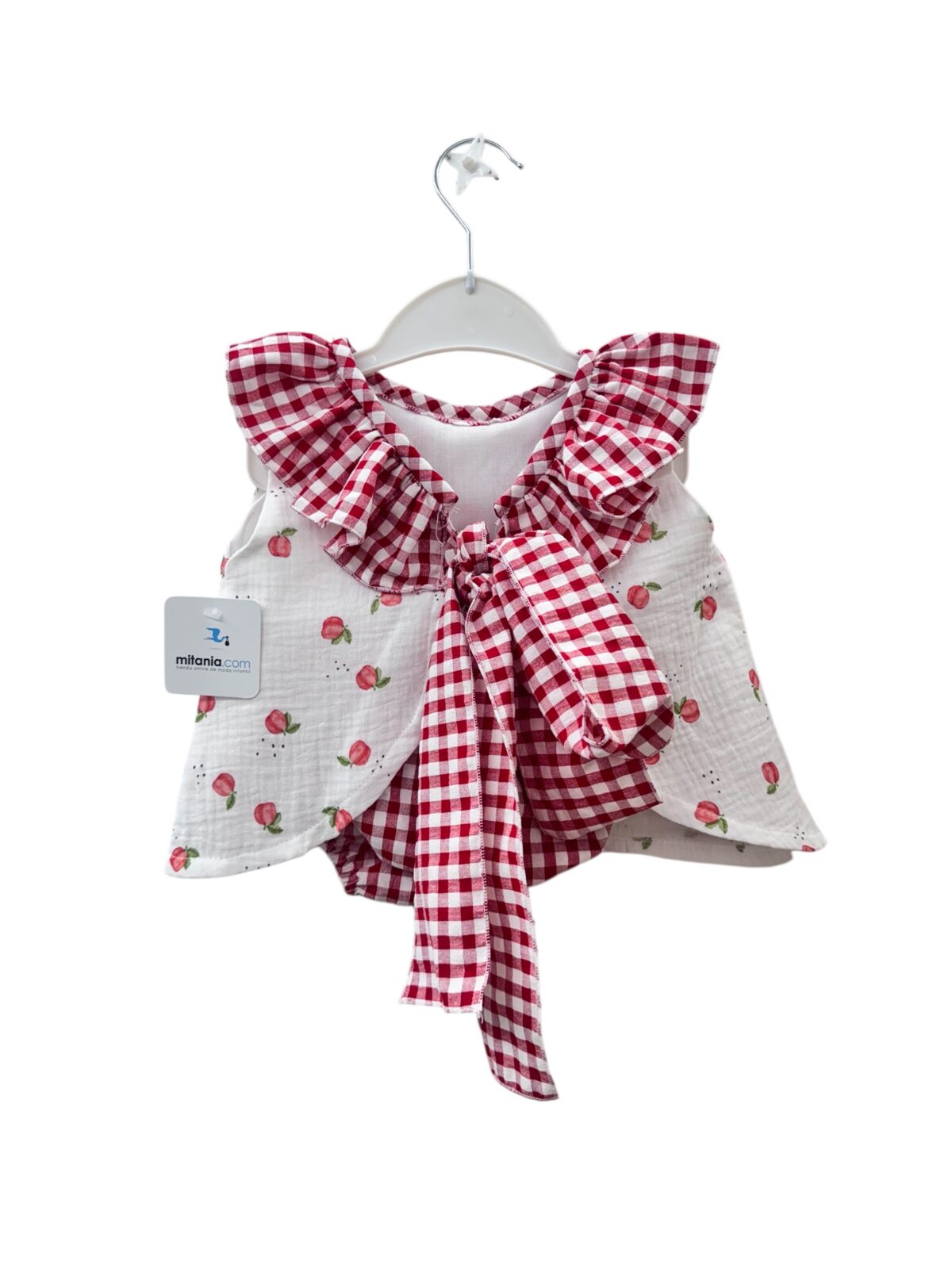 CONJUNTO MELOCOTÓN ROJO( 12meses a 5años ) - Imagen 2