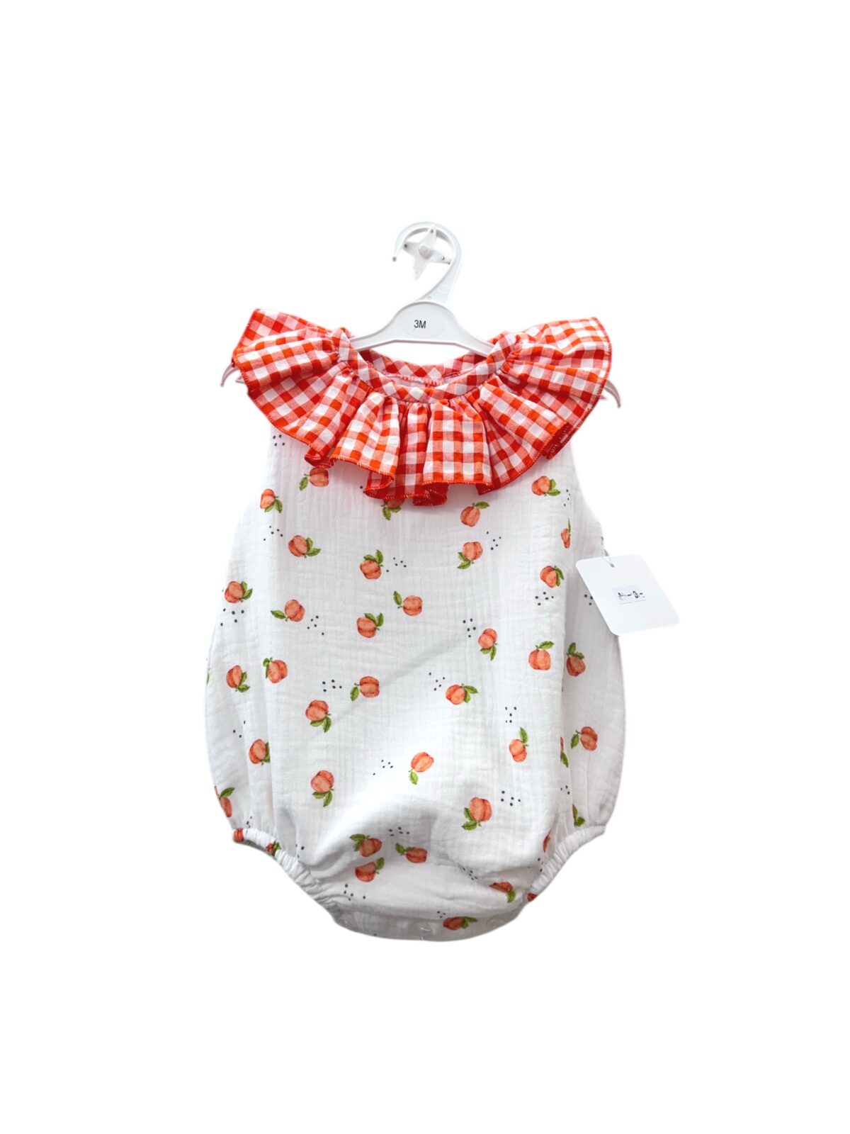 PELELE UNISEX MELOCOTÓN NARANJA (3 A 48MESES)