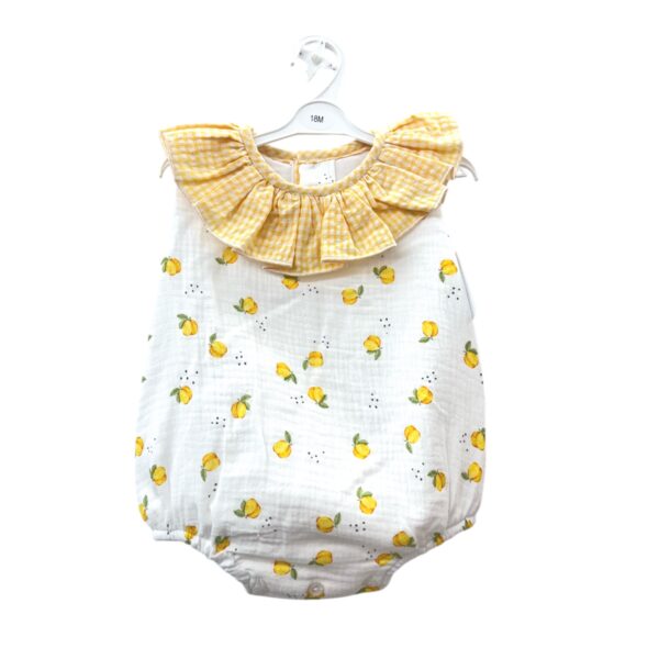 PELELE UNISEX MELOCOTÓN AMARILLO (3 A 48MESES)