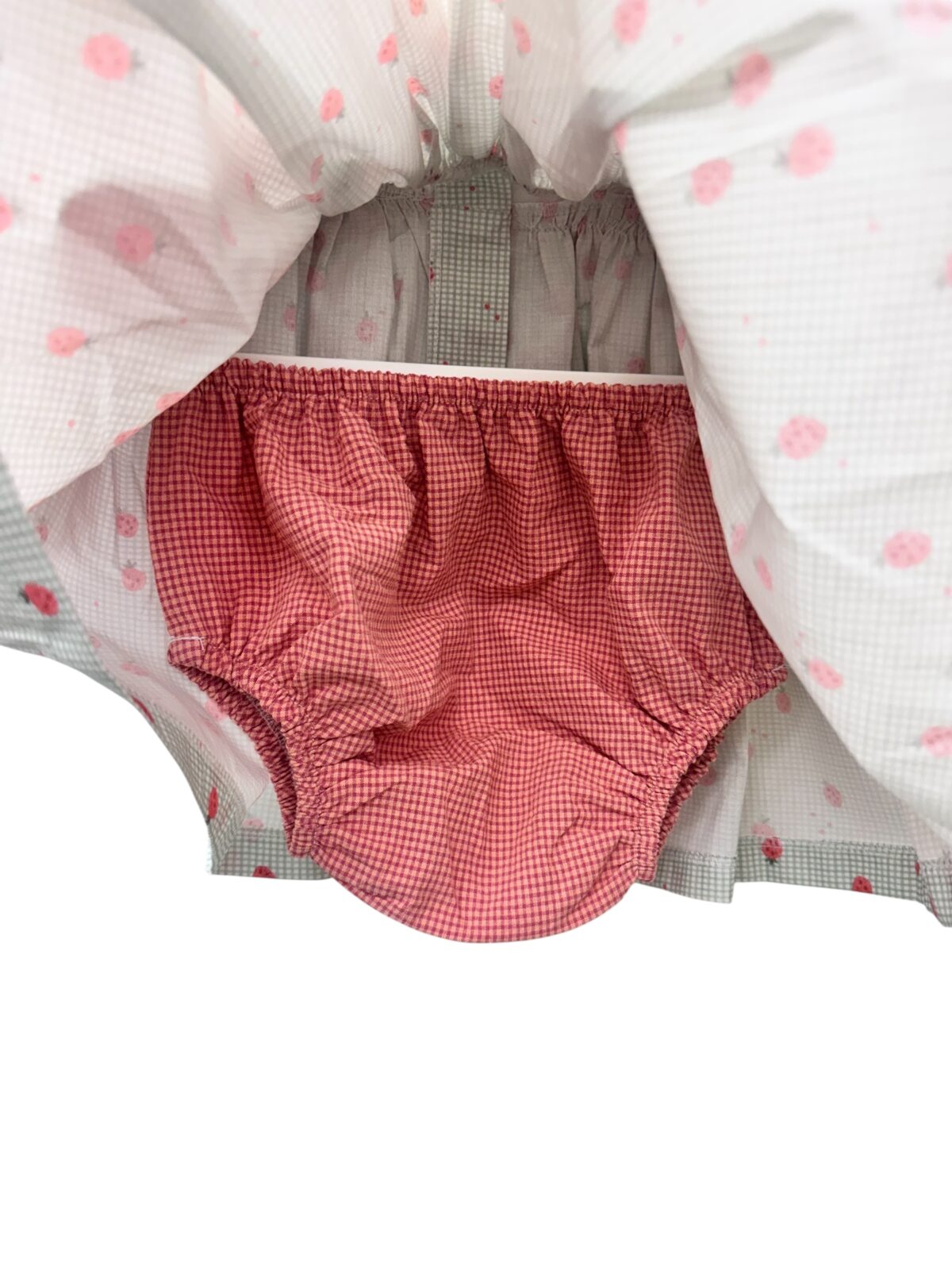 VESTIDO CON BRAGA FRESA (12meses a 5años) - Imagen 2