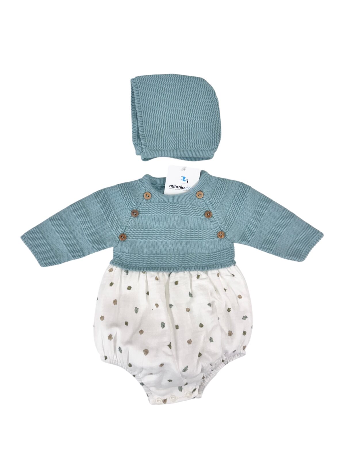 PELELE UNISEX HOJAS (3 A 36MESES)