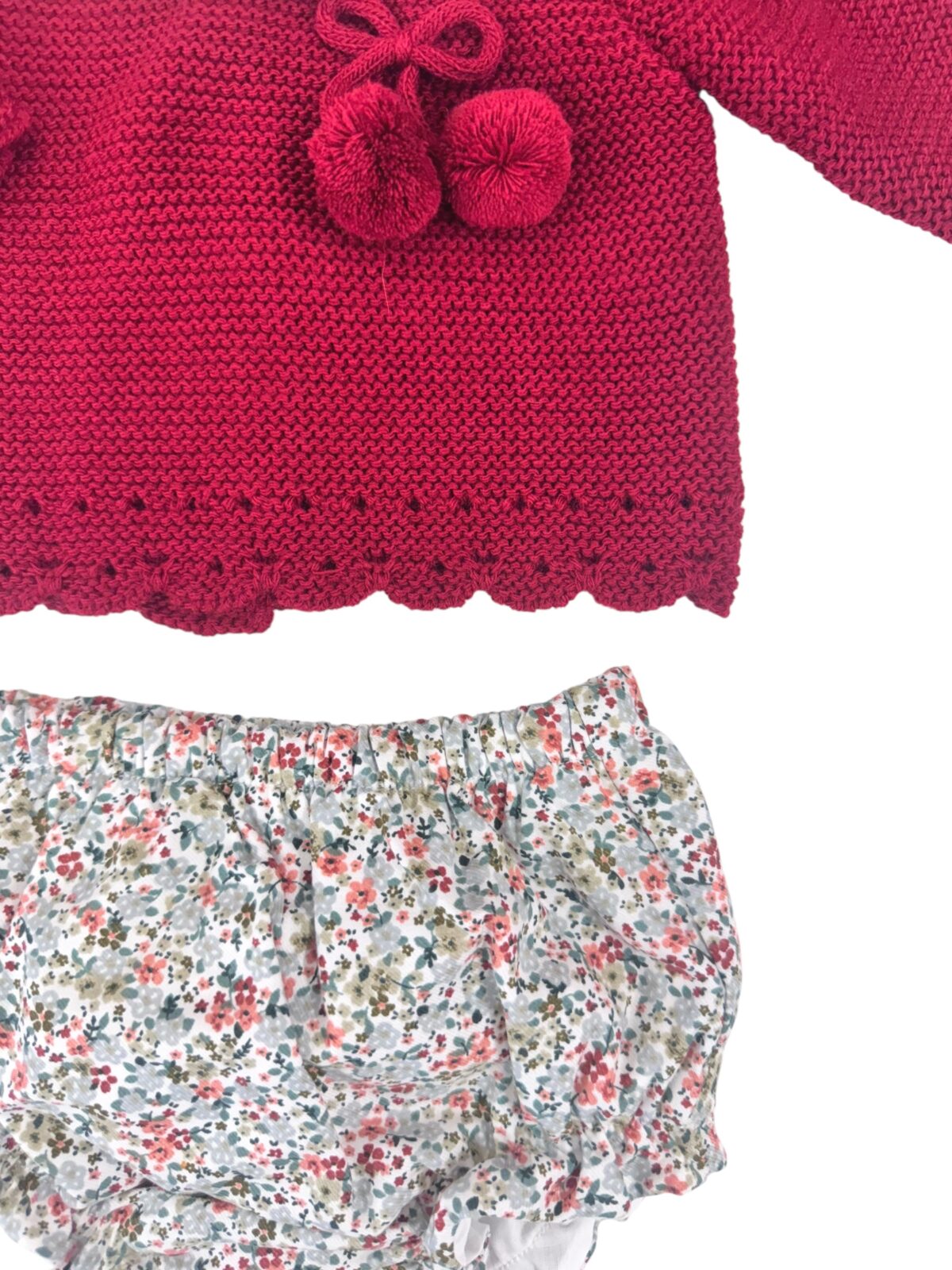 CONJUNTO UNISEX MARA GRANATE (3 A 36MESES) - Imagen 2