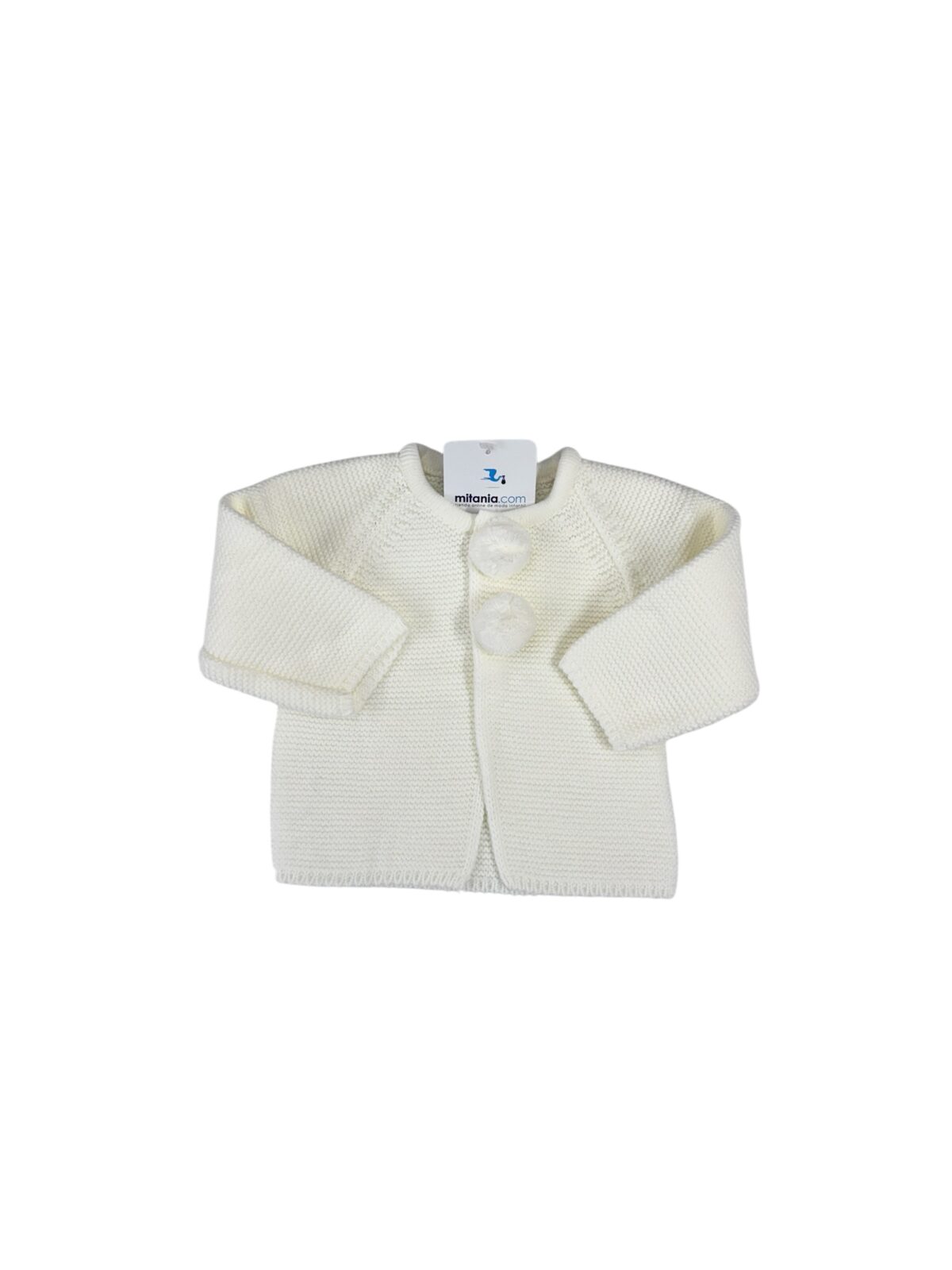 CHAQUETA UNISEX MARFIL( 3 A36MESES)