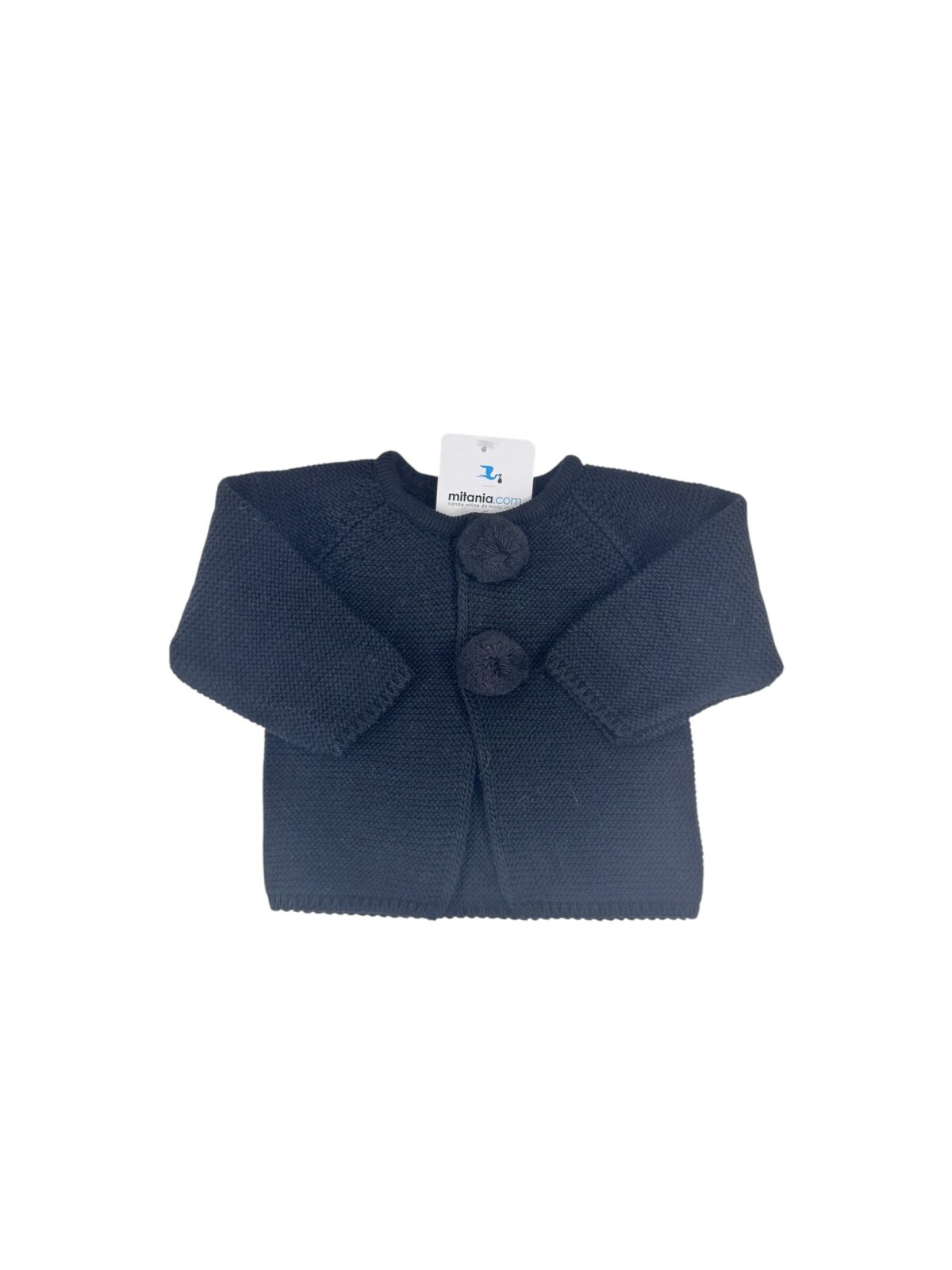 CHAQUETA UNISEX NEGRO (3 A 36MESES)