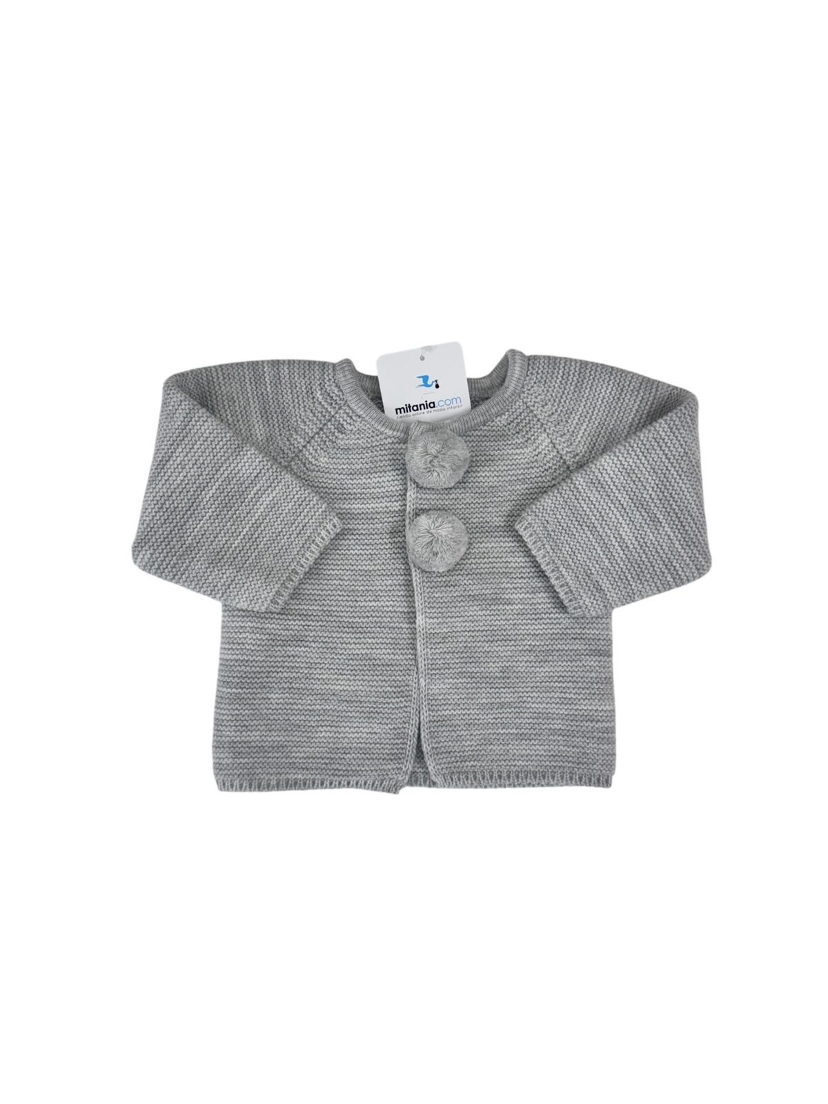 CHAQUETA UNISEX GRIS(3 A 48MESES)