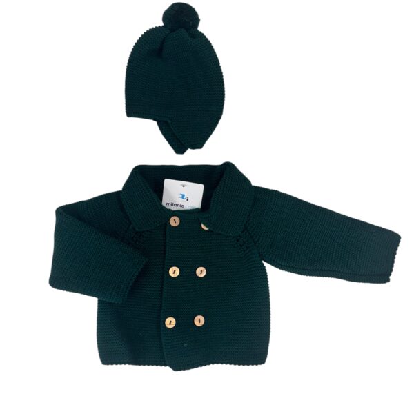 TRENKA CON GORRO VERDE BOTELLA (3 A 36MESES)