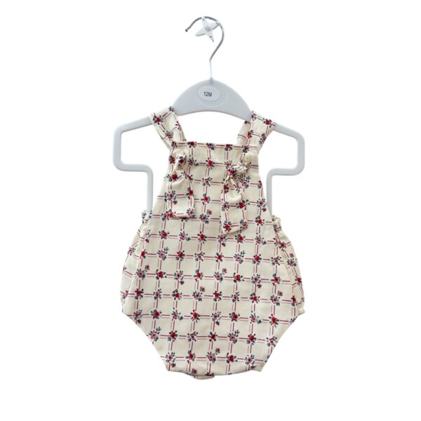 PETO FLOR ROJO( 6 A 48MESES)