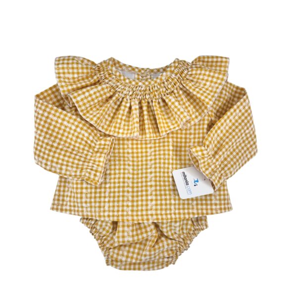 CONJUNTO UNISEX ESPIGA ( 3MESES A 5AÑOS)