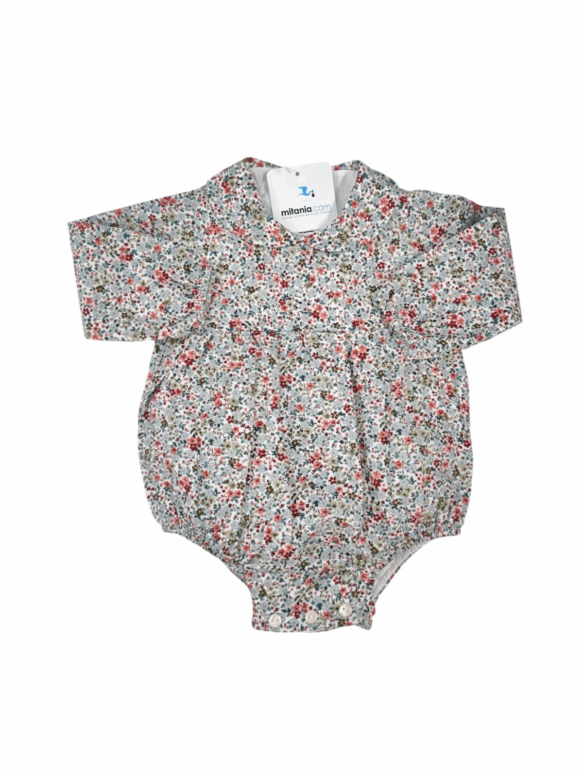 PELELE UNISEX MARA CUELLO BEBÉ ( 3 A36 MESES)