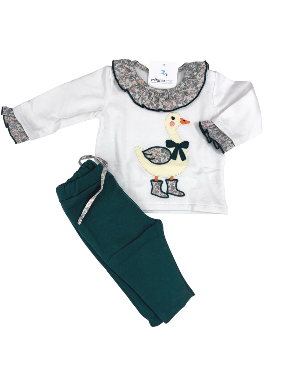 CHANDAL PATO VERDE (6 a 48meses)