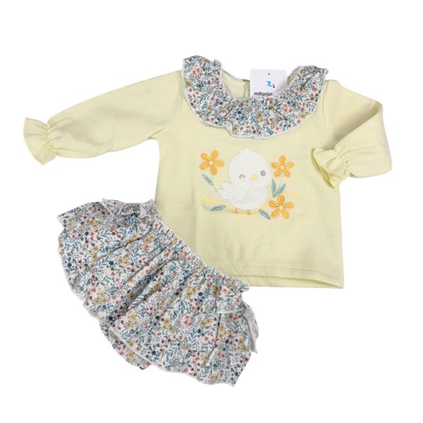 CONJUNTO NIÑA POLLITO (12 a 48meses)
