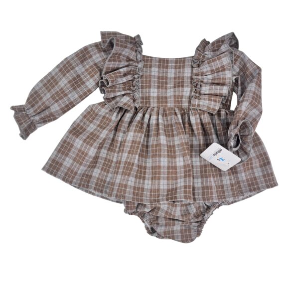 VESTIDO CON BRAGA MAITE (6 MESES A 8 AÑOS)