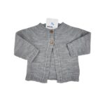 CHAQUETA UNISEX PERLA GRIS (3 A 36MESES)