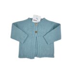CHAQUETA UNISEX PERLA VERDE AGUA ( 3 A 36MESES)