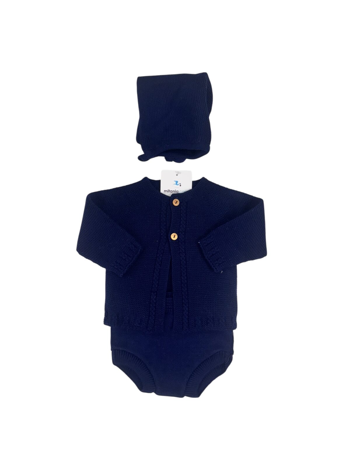 CONJUNTO UNISEX PERLA MARINO (3 A 36MESES)