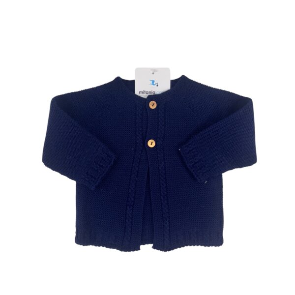 CHAQUETA UNISEX PERLA MARINO (3 A 36MESES)