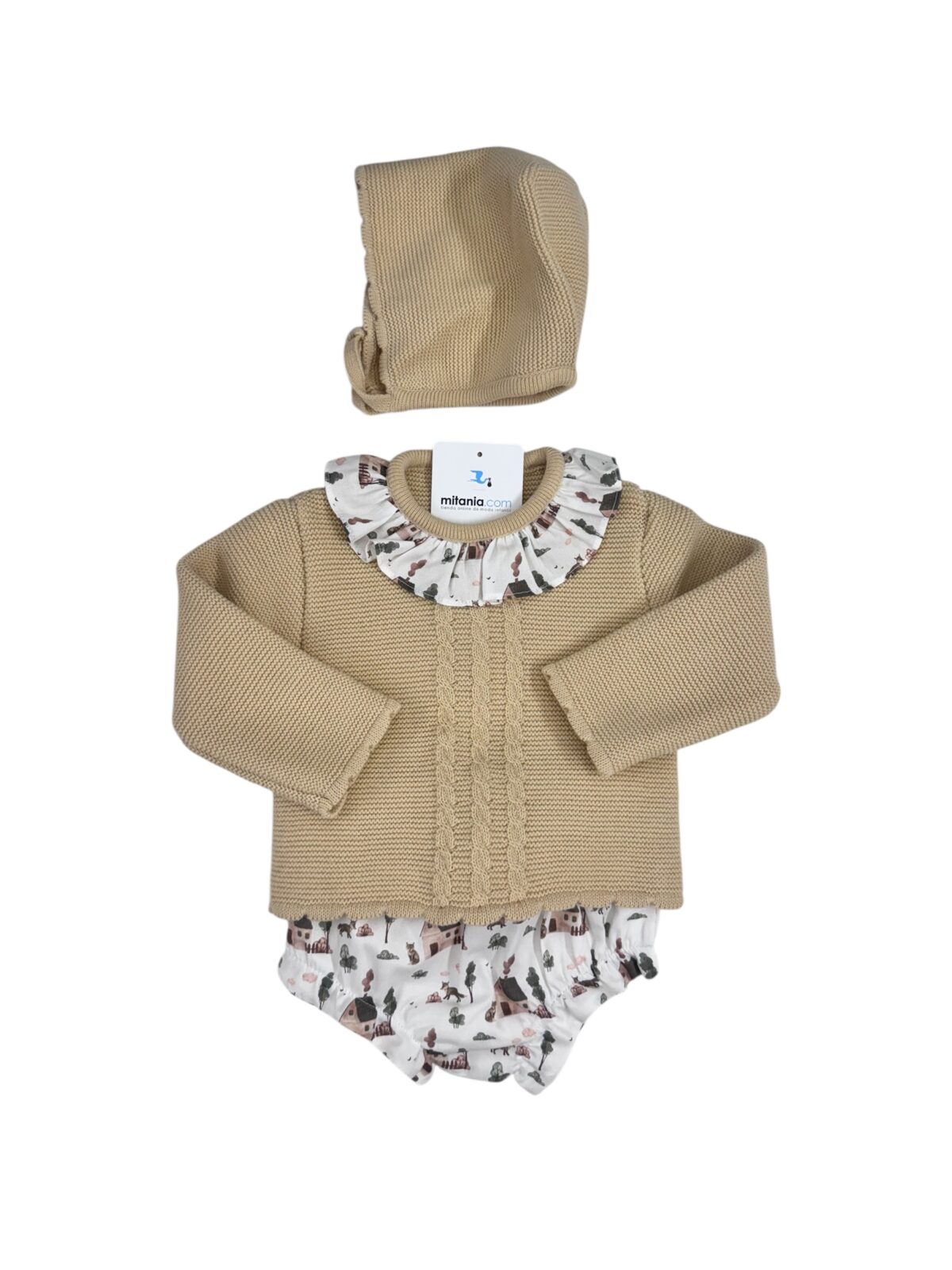 ´CONJUNTO UNISEX ALDEA (3 A 36MESES)