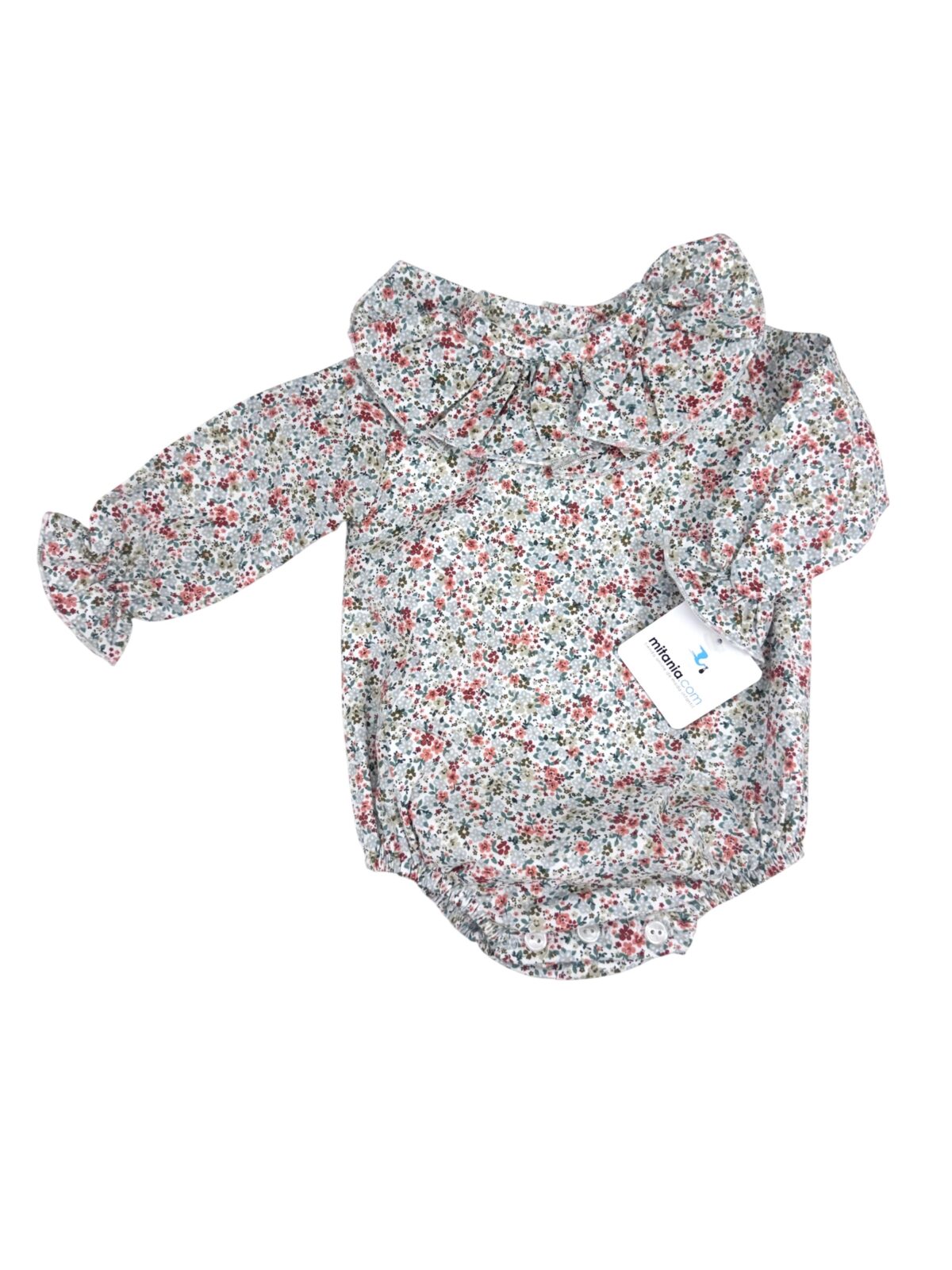 PELELE UNISEX MARTA CUELLO VOLANTE ( 3A 48 MESES)