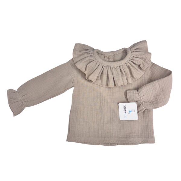 CAMISA BAMBULA CAMEL (3A 48MESES)