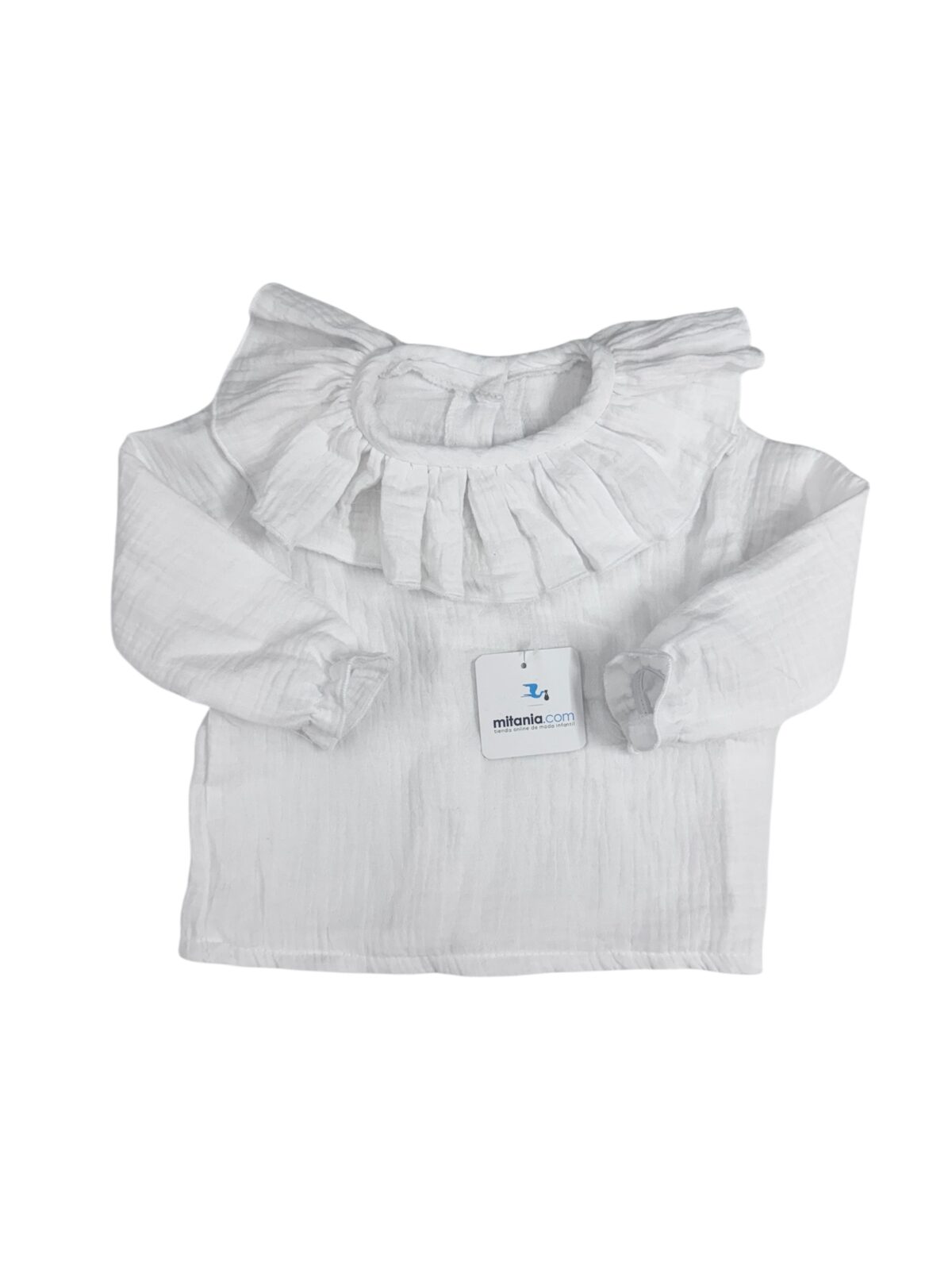CAMISA BAMBULA BLANCO(6 A 48MESES)