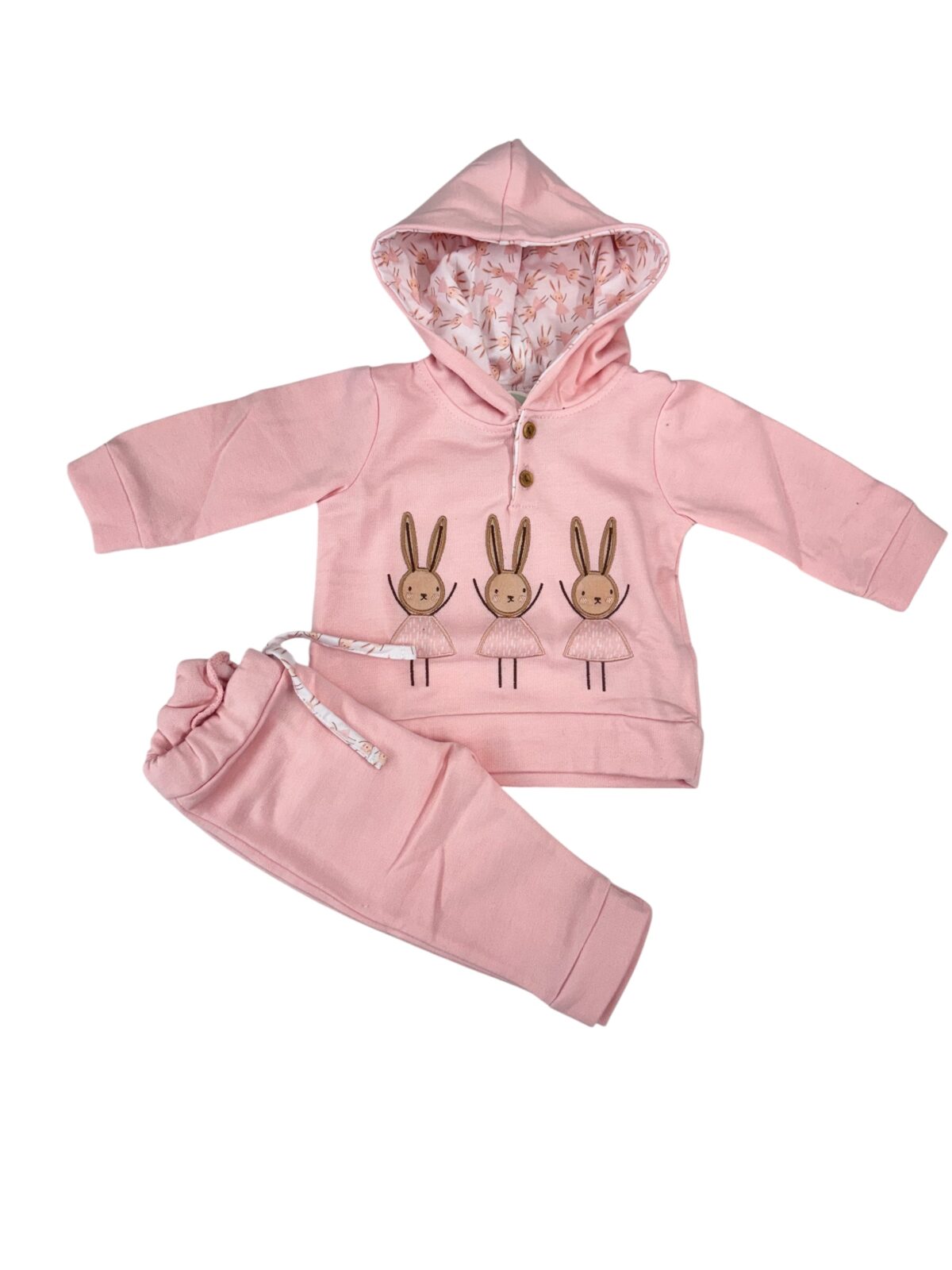 CHANDAL CONEJITO ROSA ( 6 A 48MESES)