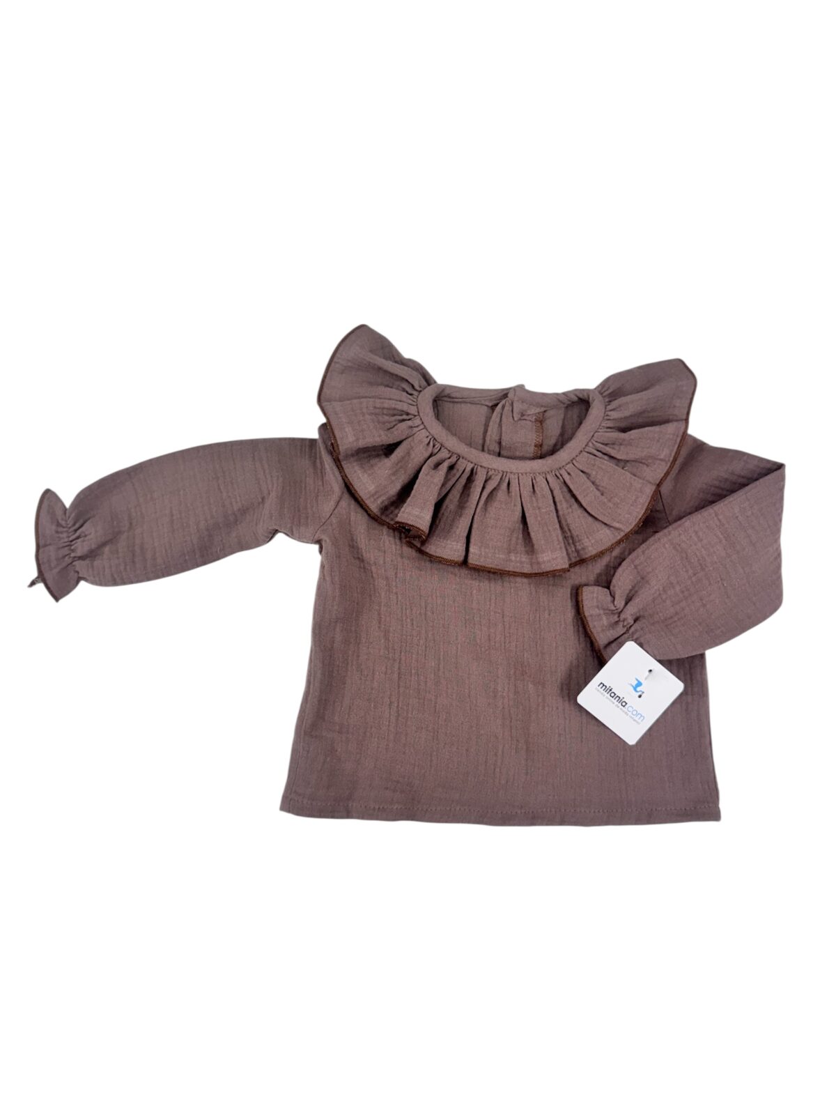 CAMISA BAMBULA TOSTADO(3 A 48MESES)