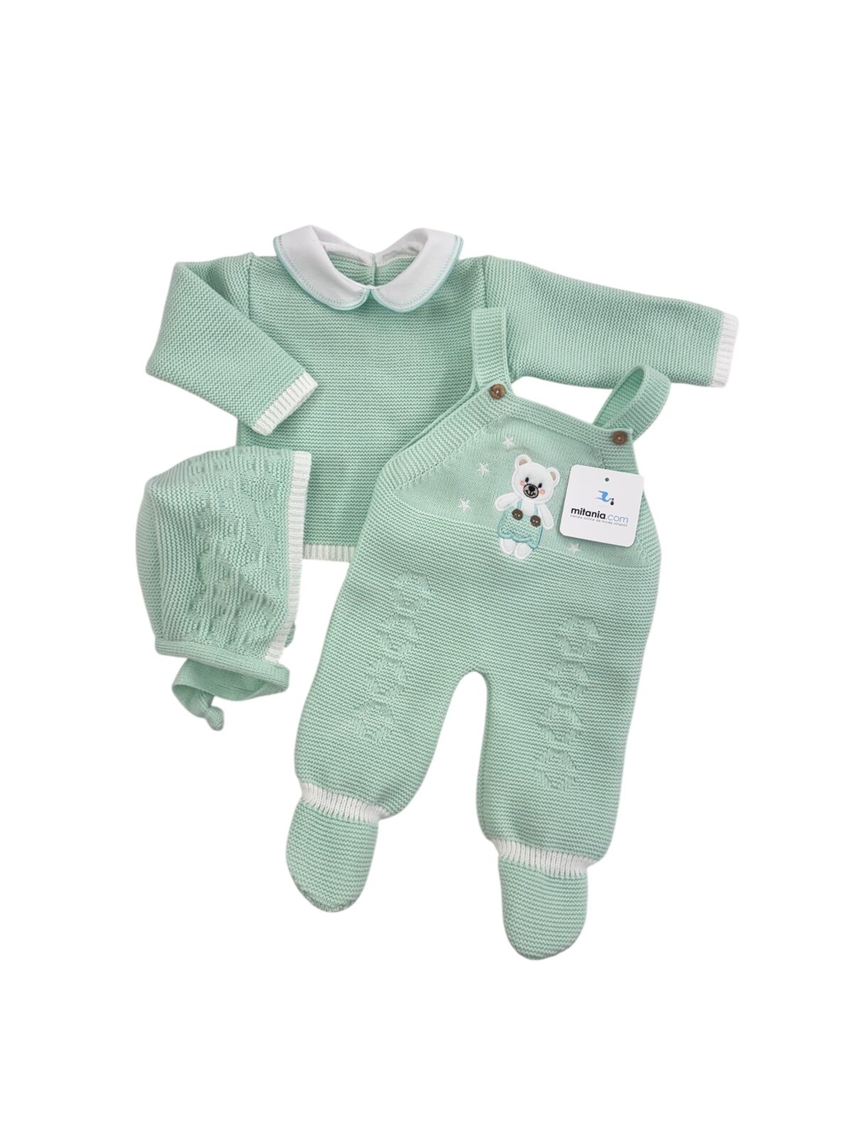 CONJUNTO BABY VERDE (0/3meses)