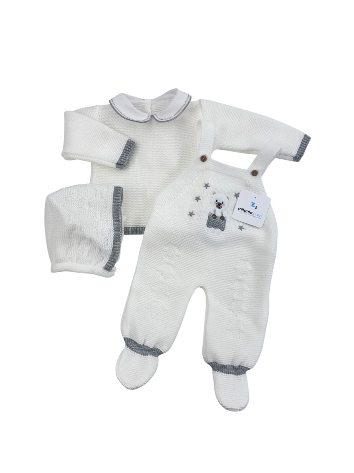 CONJUNTO BABY BLANCO (0/3meses)