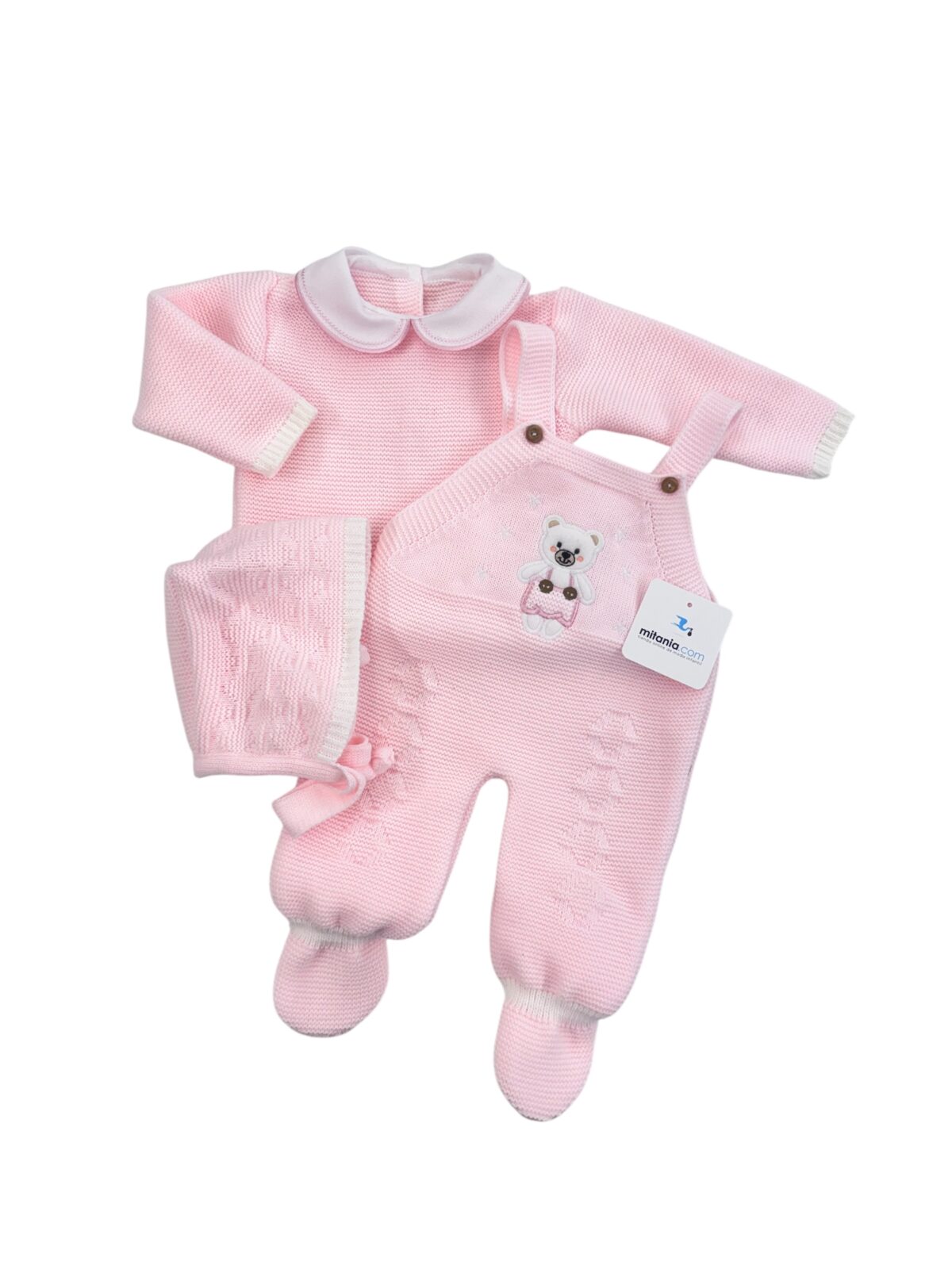 CONJUNTO BABY ROSA (0/3meses)