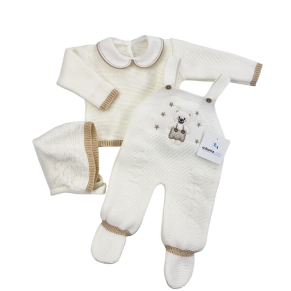CONJUNTO BABY BEIGE (0/3meses)
