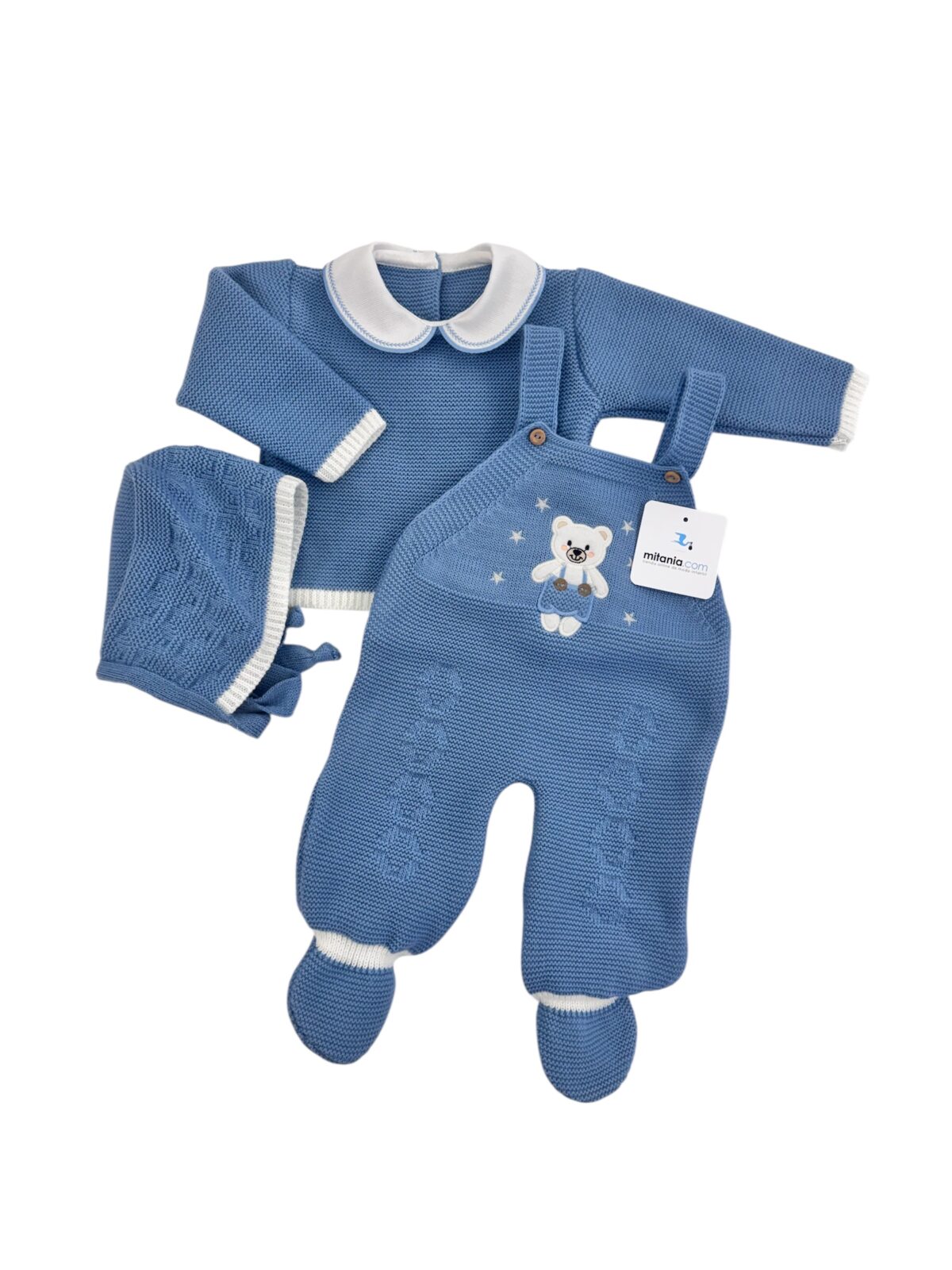 CONJUNTO BABY AZULÓN (0/3meses)