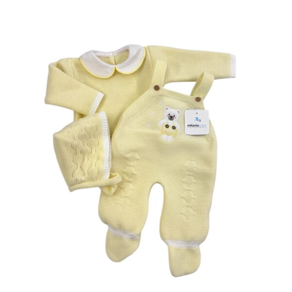 CONJUNTO BABY AMARILLO(0/3meses)