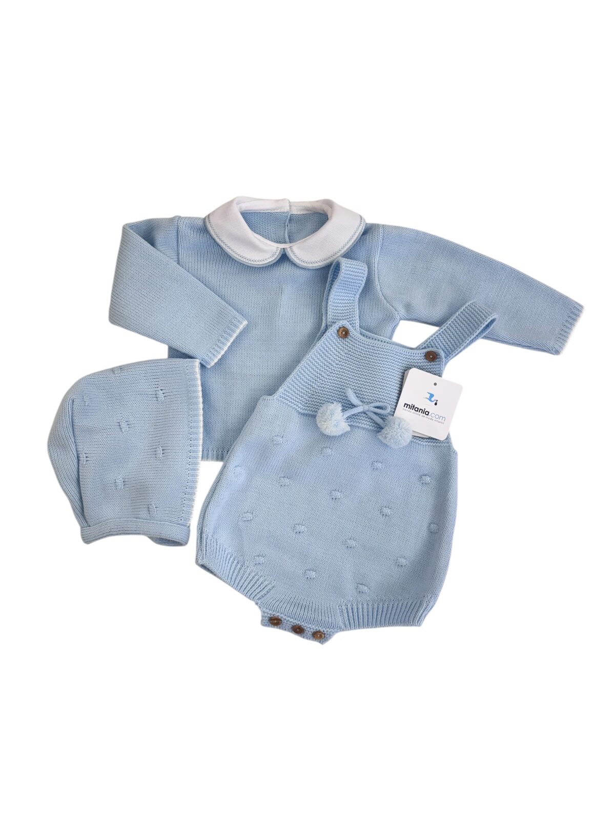 CONJUNTO DULCE CELESTE(0/3meses)