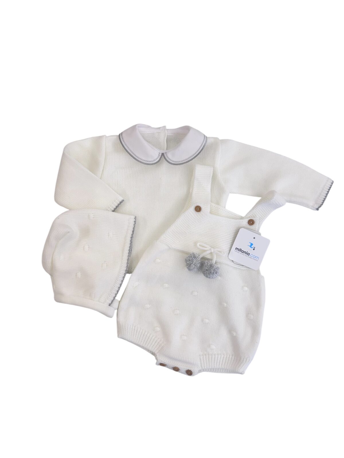 CONJUNTO DULCE BLANCO (0/3meses)