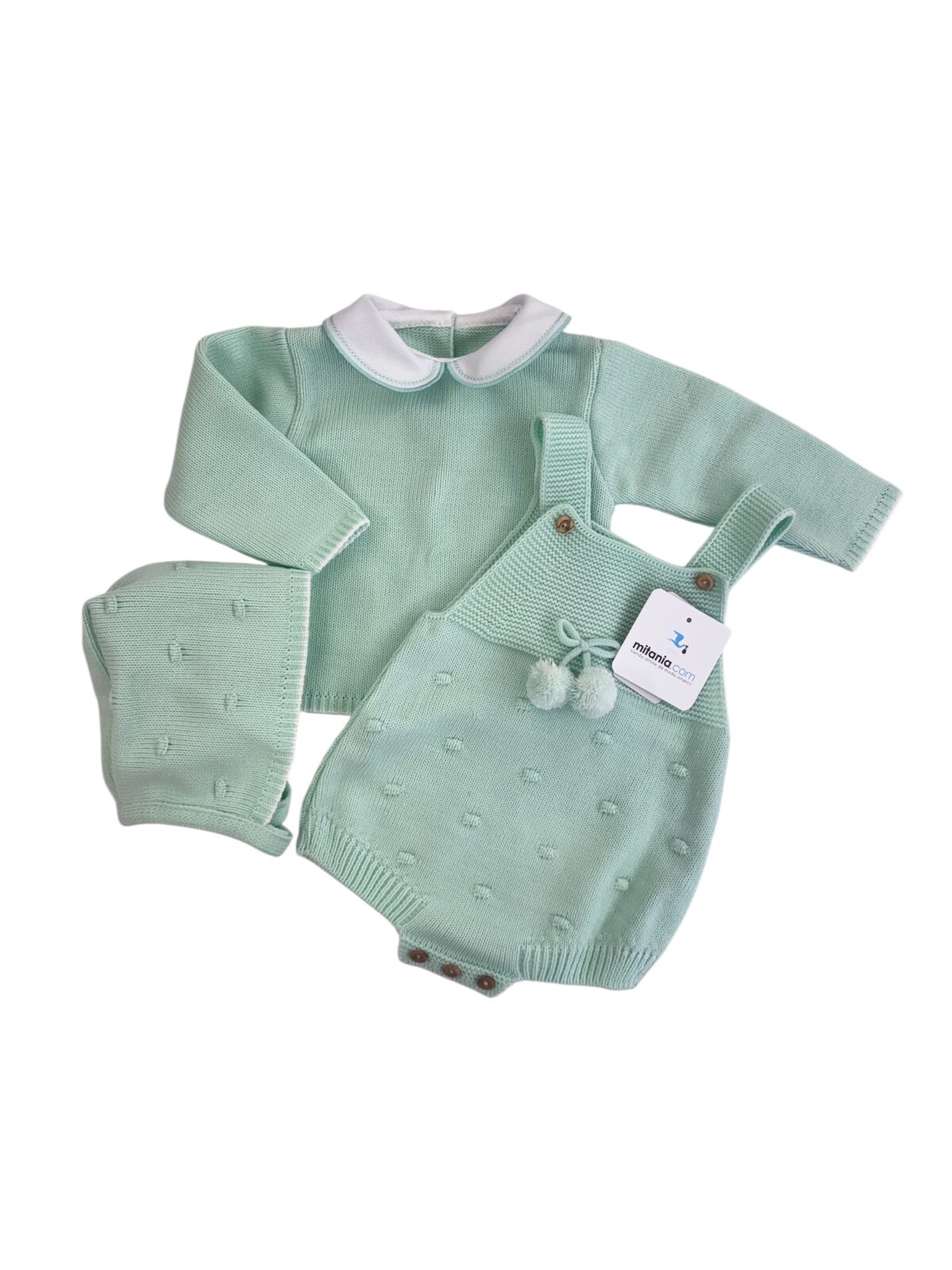CONJUNTO DULCE VERDE (0/3meses)