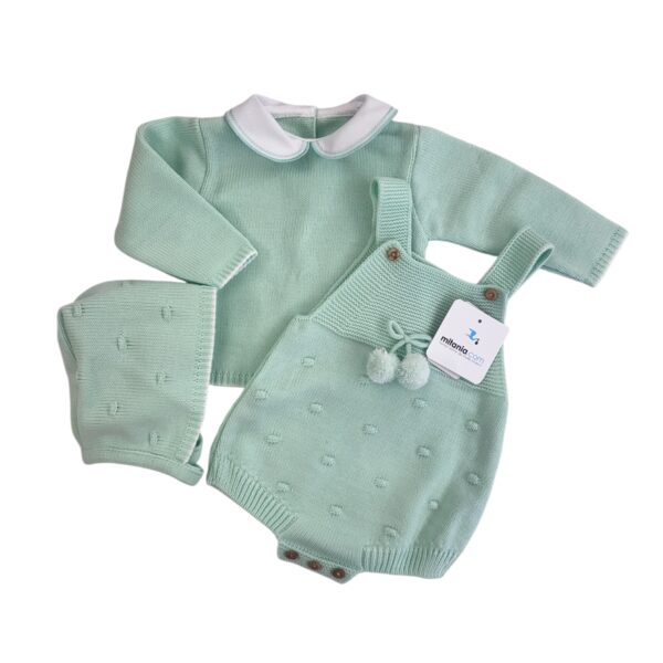 CONJUNTO DULCE VERDE (0/3meses)
