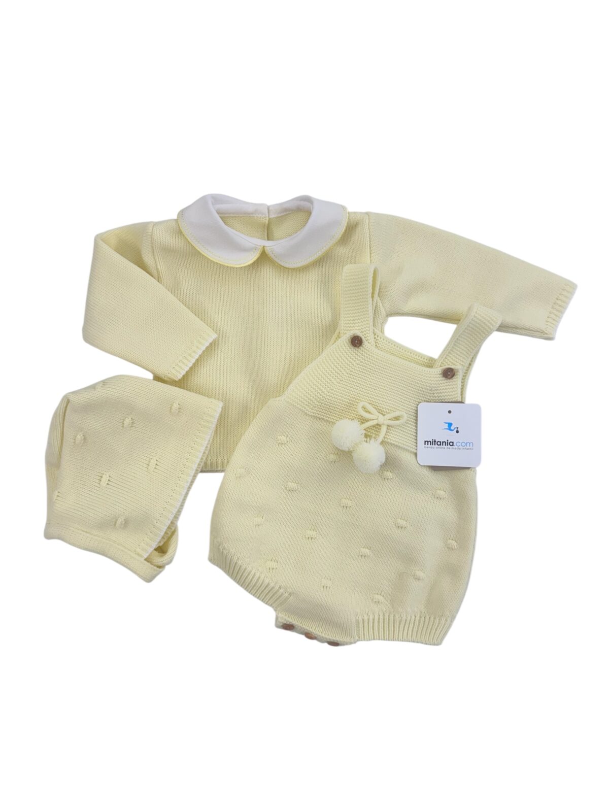 CONJUNTO DULCE AMARILLO(0/3meses)