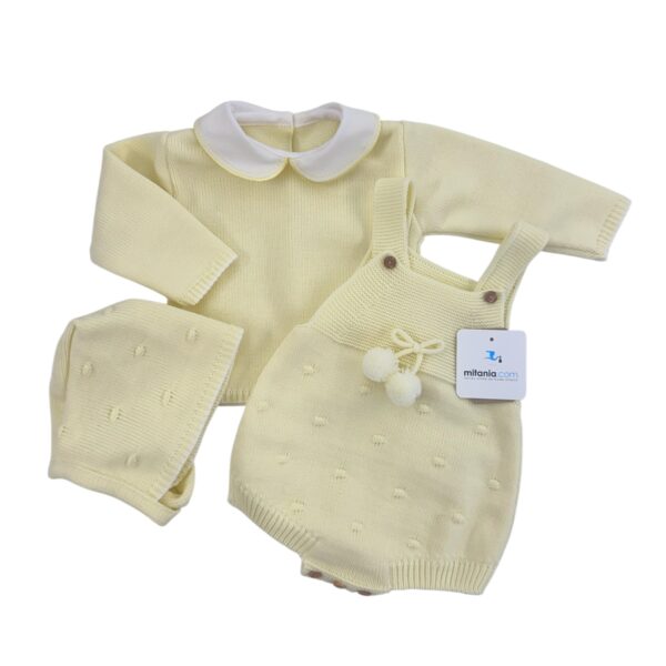 CONJUNTO DULCE AMARILLO(0/3meses)